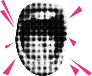 mouth design element